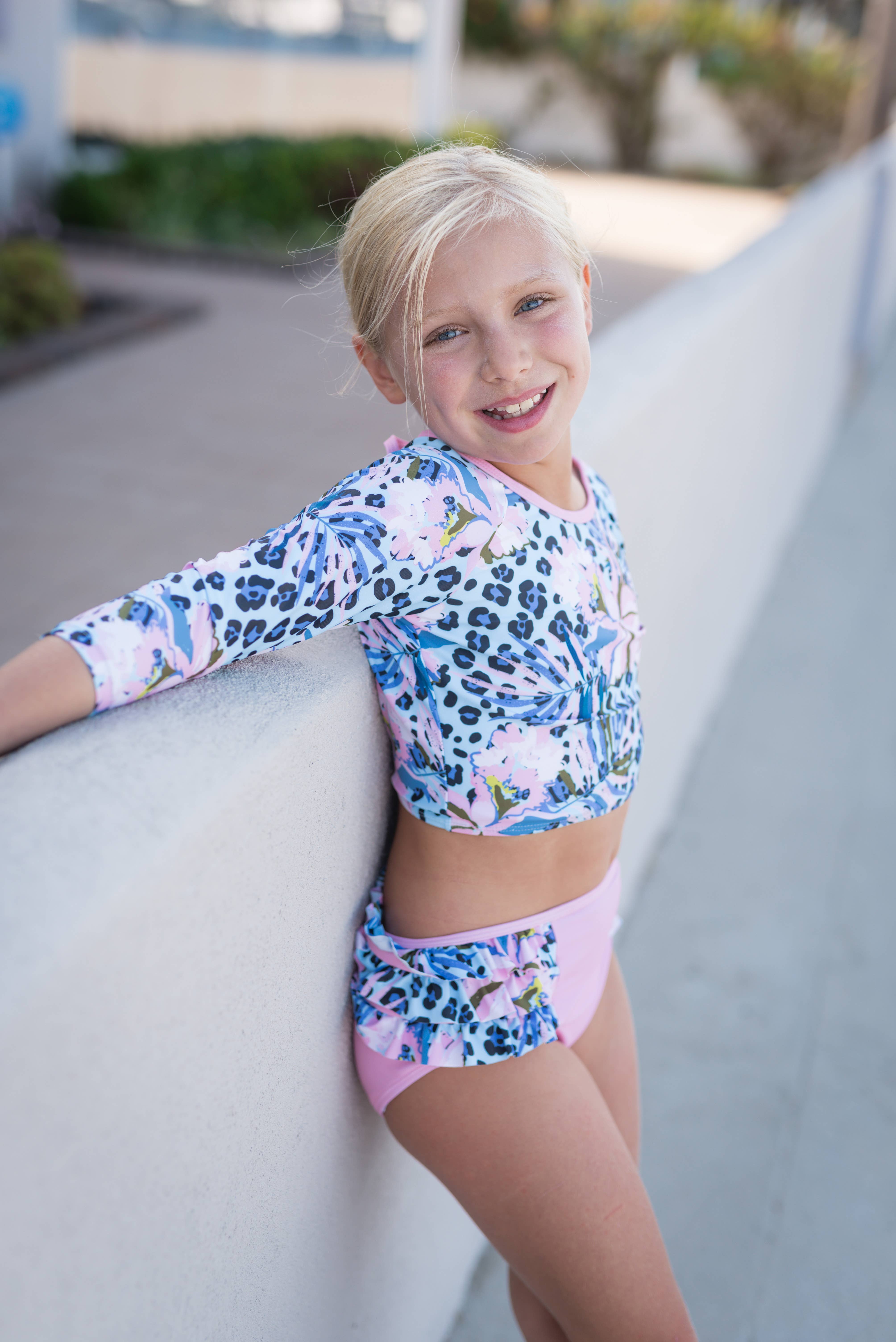 Blueberry Bay - Vendita all'ingrosso Costume da bagno a due pezzi - Bambini - Palmilla Dolce Costume Da Bagno Due Pezzi6