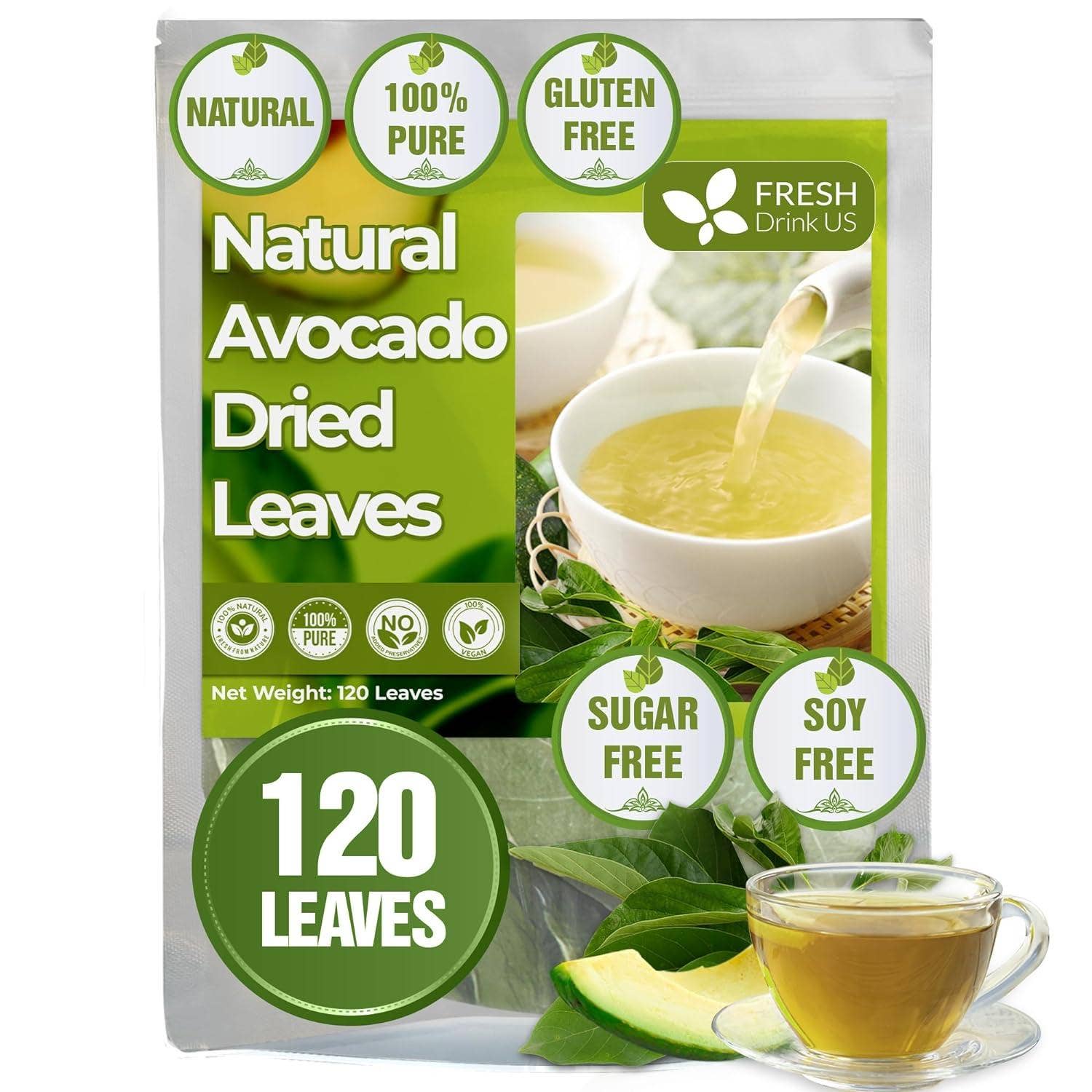 Naomi's Happy Place Shop - Wholesale Health/Detox Tea - Natural Avocado Whole Leaves Dried, Tea Bags, 100% Pure from Avocado Leaves, Avocado Leaf Tea, Hojas de Aguacate Seca, No Additives, No Caffeine, Vegan0