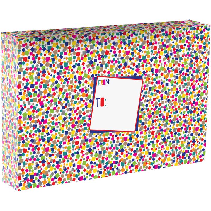 Jillson & Roberts - Wholesale Gift Box - Party Popper White Mailing Boxes - Large (Shirt)