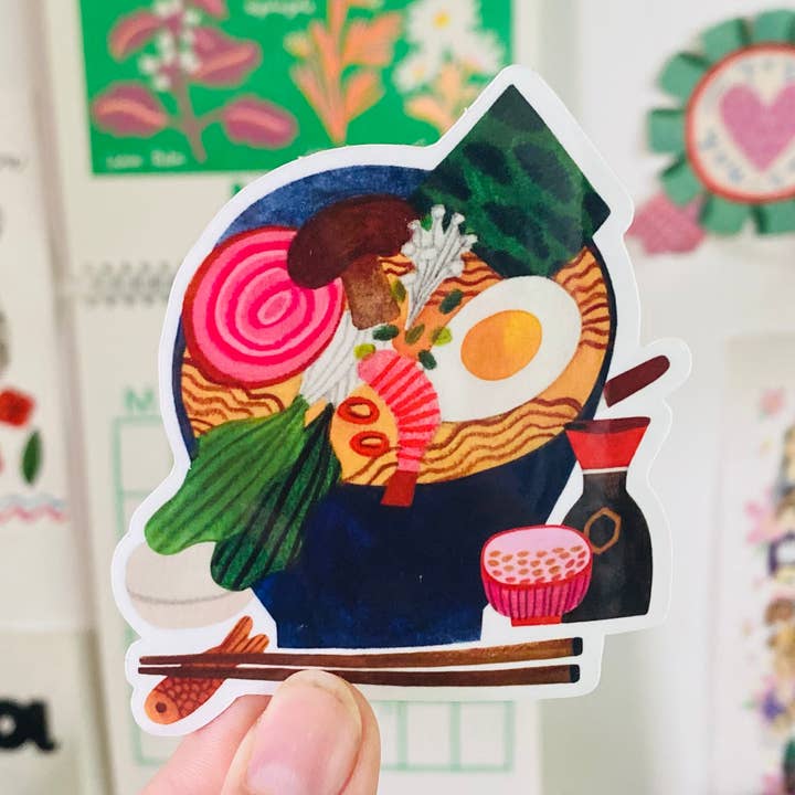 RAMEN SET sticker for wholesale by Daria Solak Illustrations