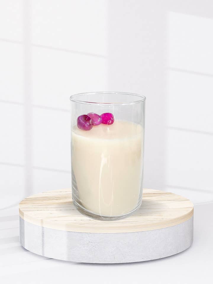 AGATE ROSE | Jarred Max pour la vente par Chill Flame Candle Studio