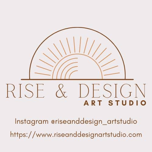 Rise and Design Art Studio - Wholesale Coffee Mug - Floral Ceramic Mug – Pink & Purple Garden Cup (12-14oz)3