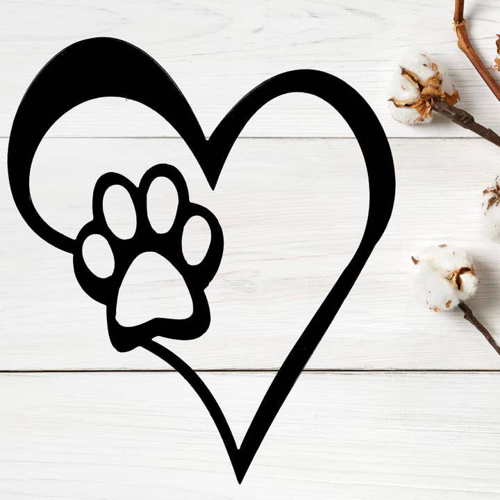 Heart Paw for wholesale by White Barn Decor