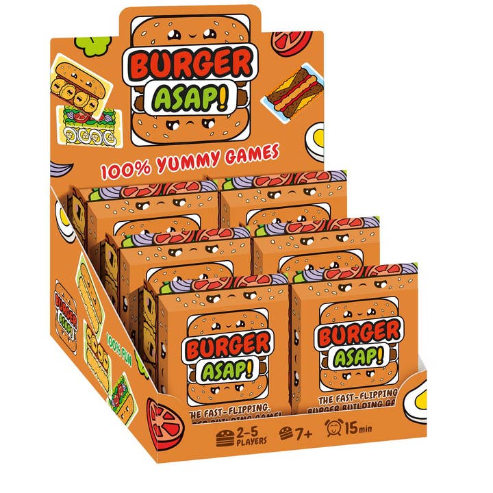 Blue Orange Games - Wholesale Card Game - Burger ASAP : The Speedy Burger Building Challenge!8