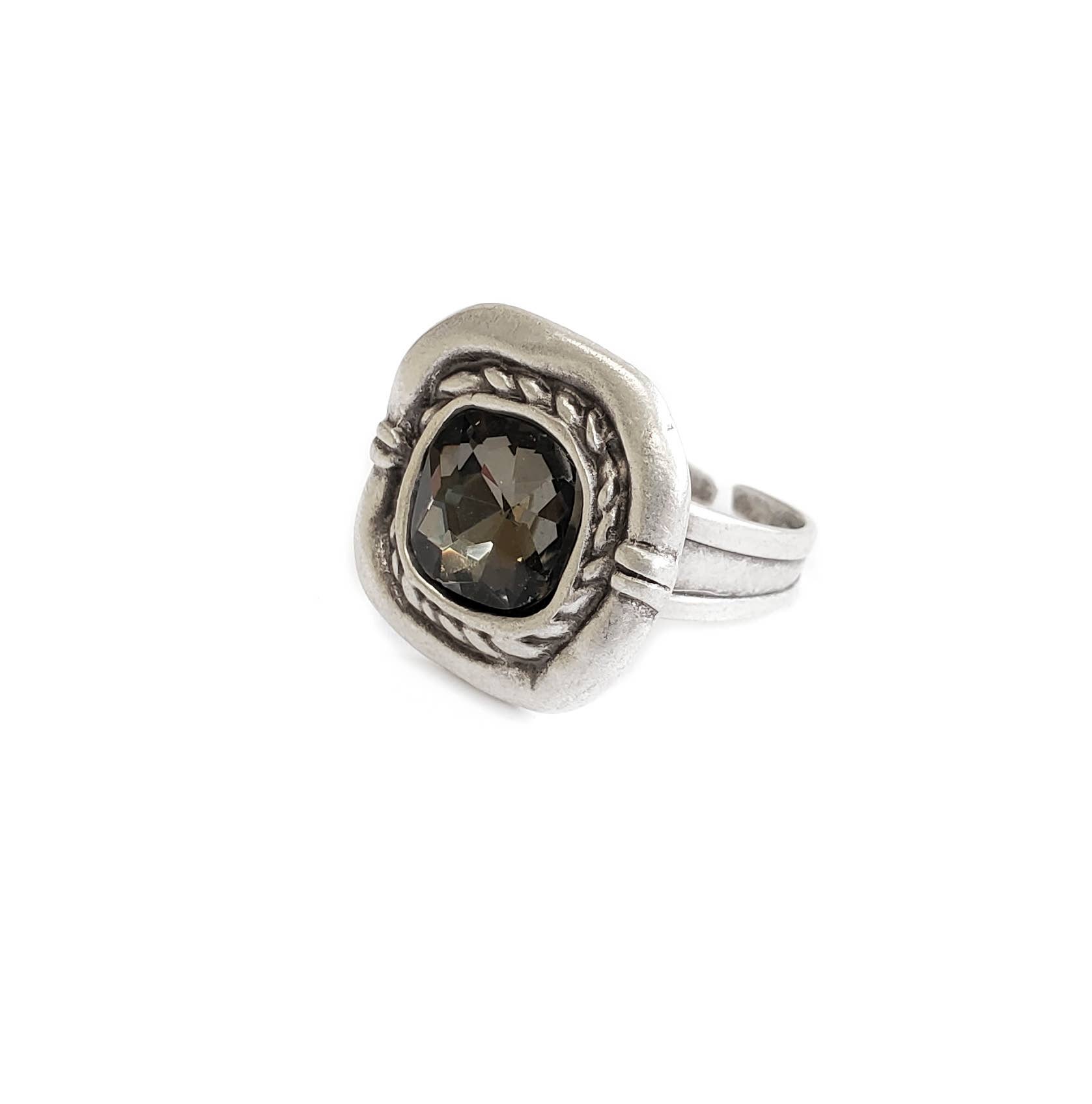 Chanour - Wholesale Cocktail/Statement Ring - Handmade Pewter Ring - NR60754