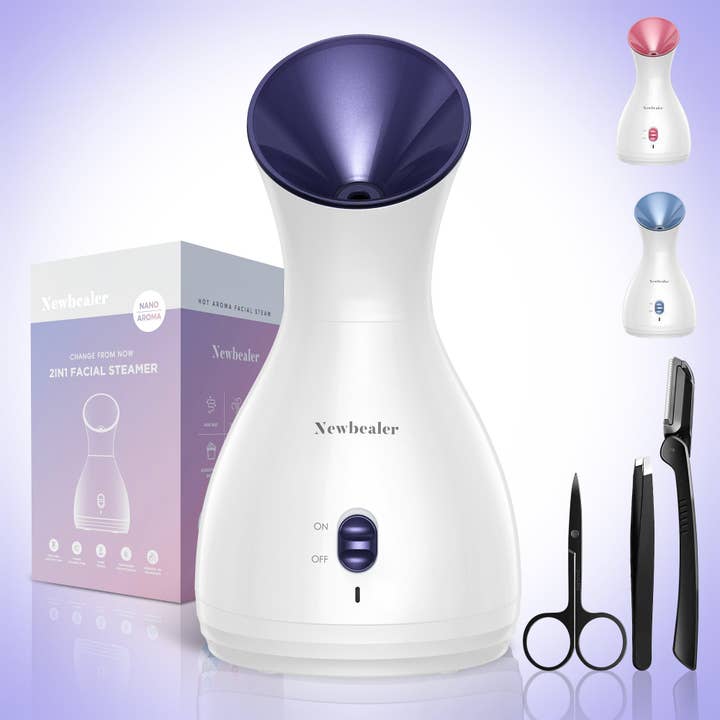 Nano Ionic Warm Mist Facial Steamer for Skin Cleansing for wholesale by Newbealer