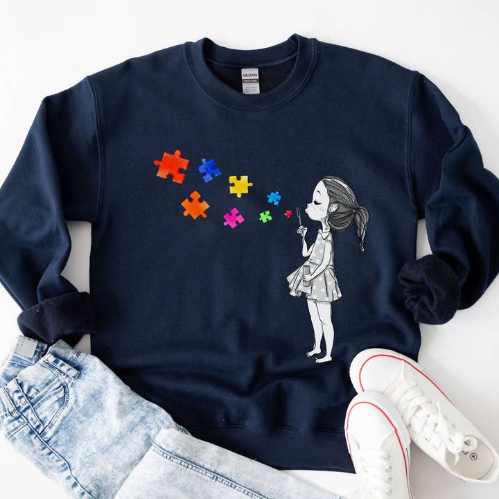 Vivtrek - Wholesale Graphic Sweatshirt - Unisex - Autism Sweatshirt, Autism Mom Shirts, Autism1