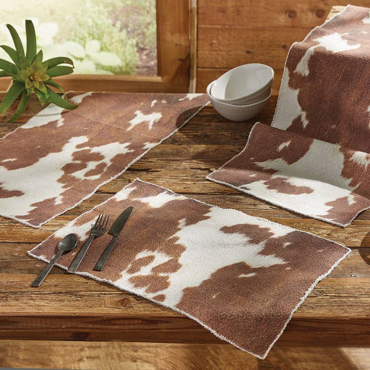 Park Designs - Wholesale Table Runner - Cowhide Table Runner 36"L1