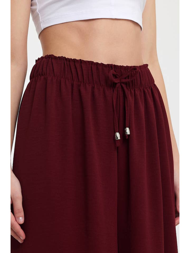 VAV NEW YORK - Wholesale Pants - Women's - Palazzo Pant Wide Leg Solid Color Pant Air Flow3