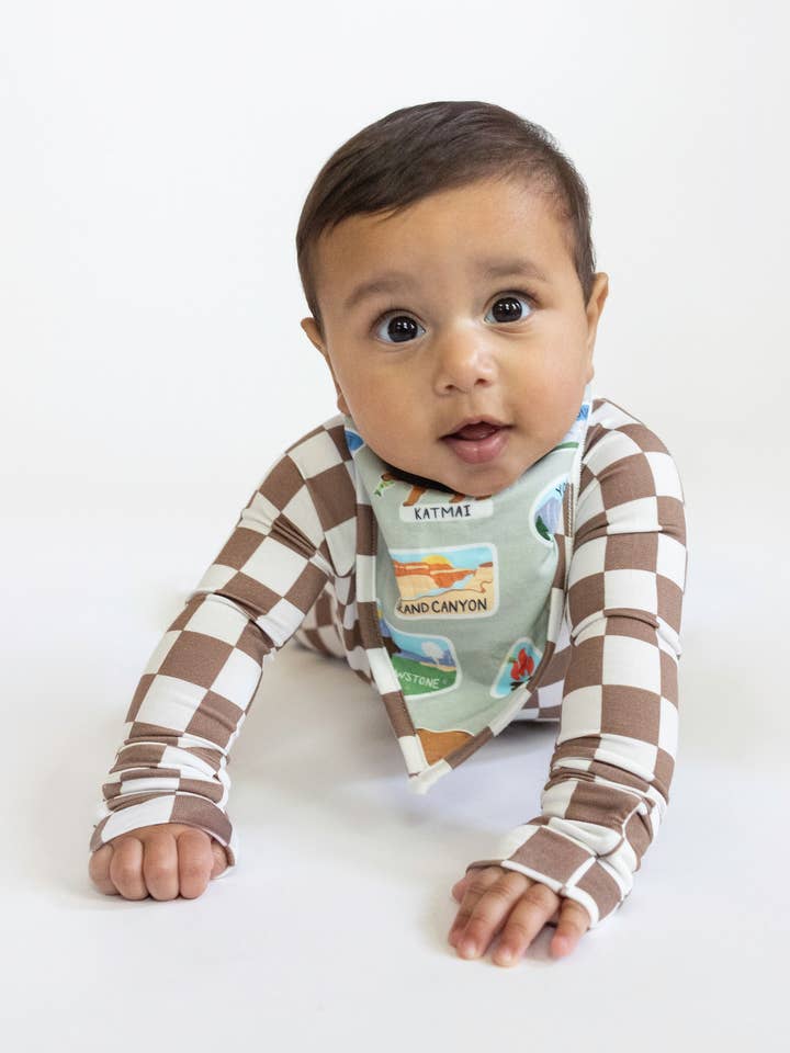 My First National Parks Bib for wholesale by Rayns Tiny Stitches