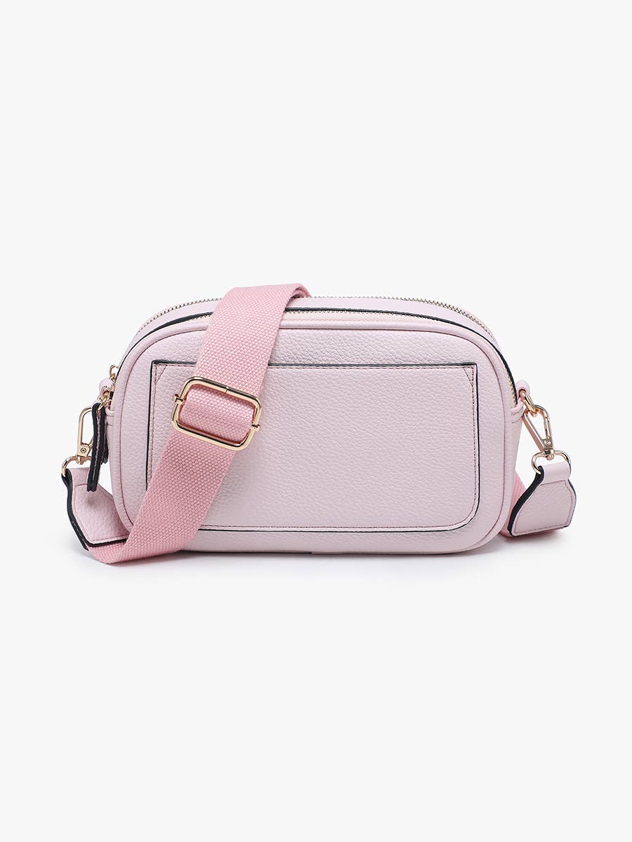 Jen & Co. – wholesale Axelväska - Dam – M2531 Sky Crossbody med dubbel dragkedja och dragficka10