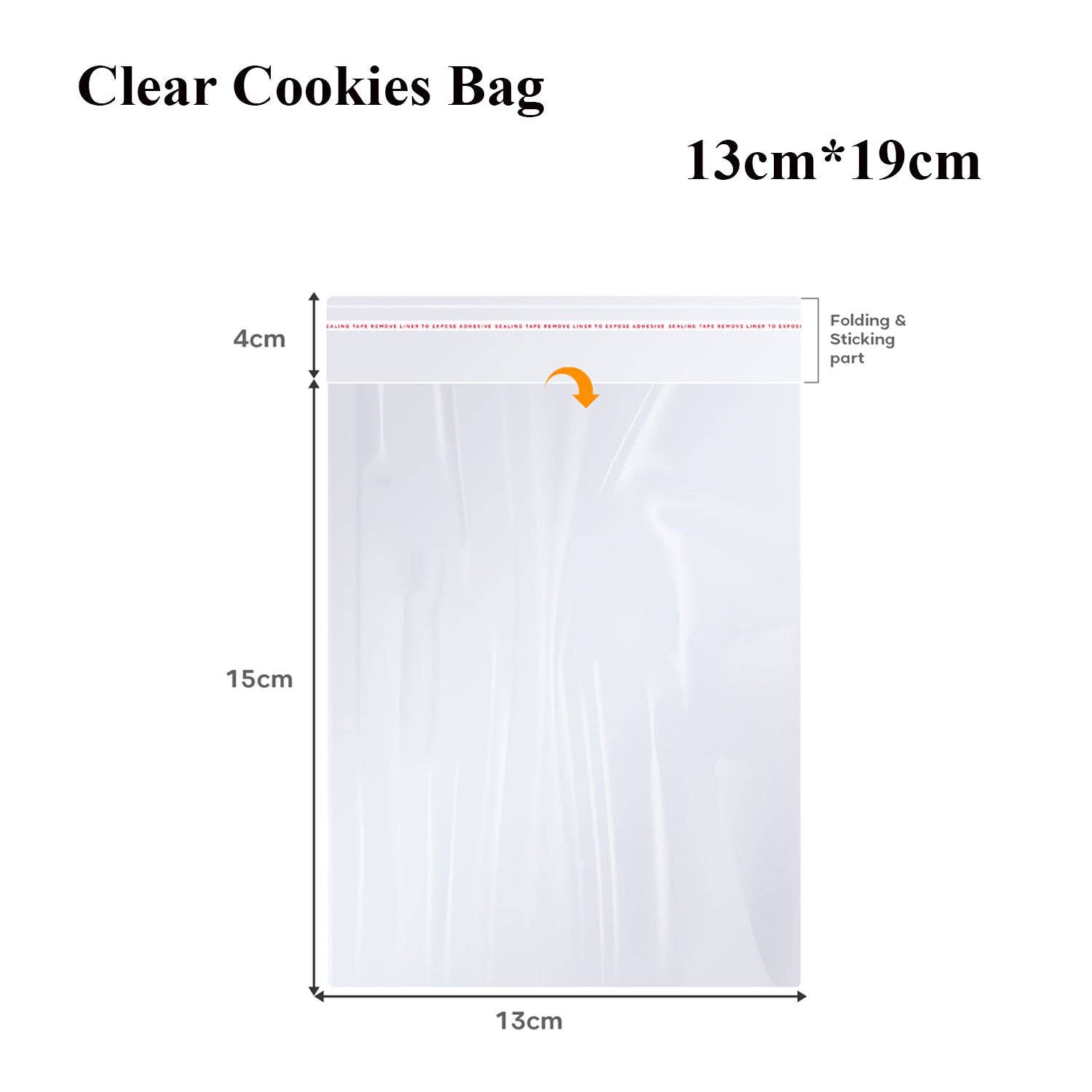 Ledsone – wholesale Food storage wrap/bag – Clear Reclosable Zip Poly Bag Resealable Self Sealing Bag~52912