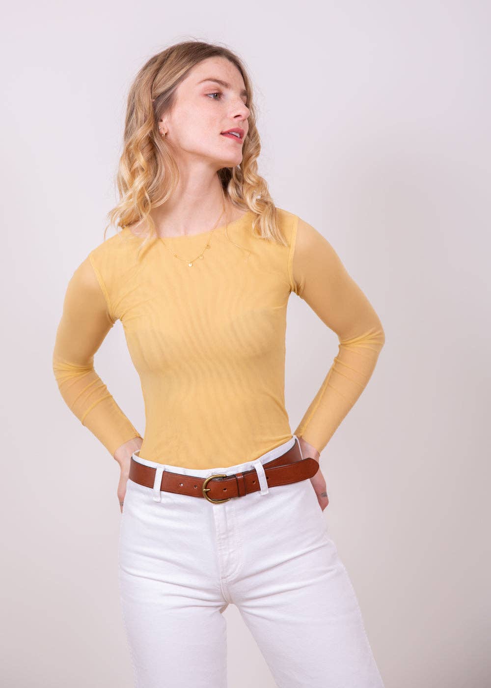 AMB Designs – Blusa - Mulher por atacado – Top Transparente Duplo Sólido Florence4