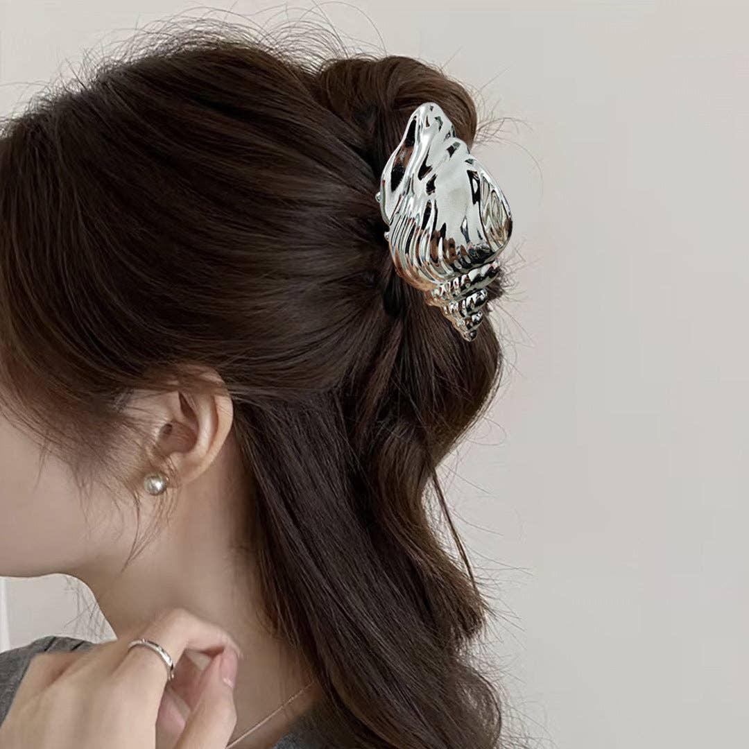 Dipped Shop - Wholesale Hair Clip - Women's - Versatile Conch Shell Hair Claw Clip DP25D8958