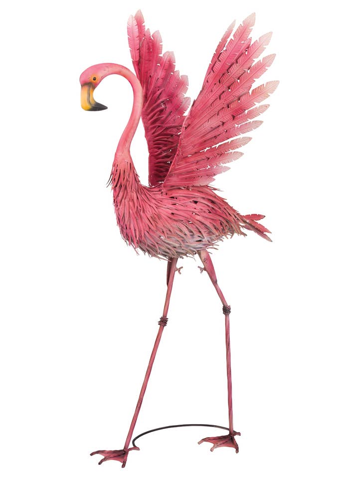 Flamingo Decor 46" - Wings Up for wholesale by Regal Art & Gift