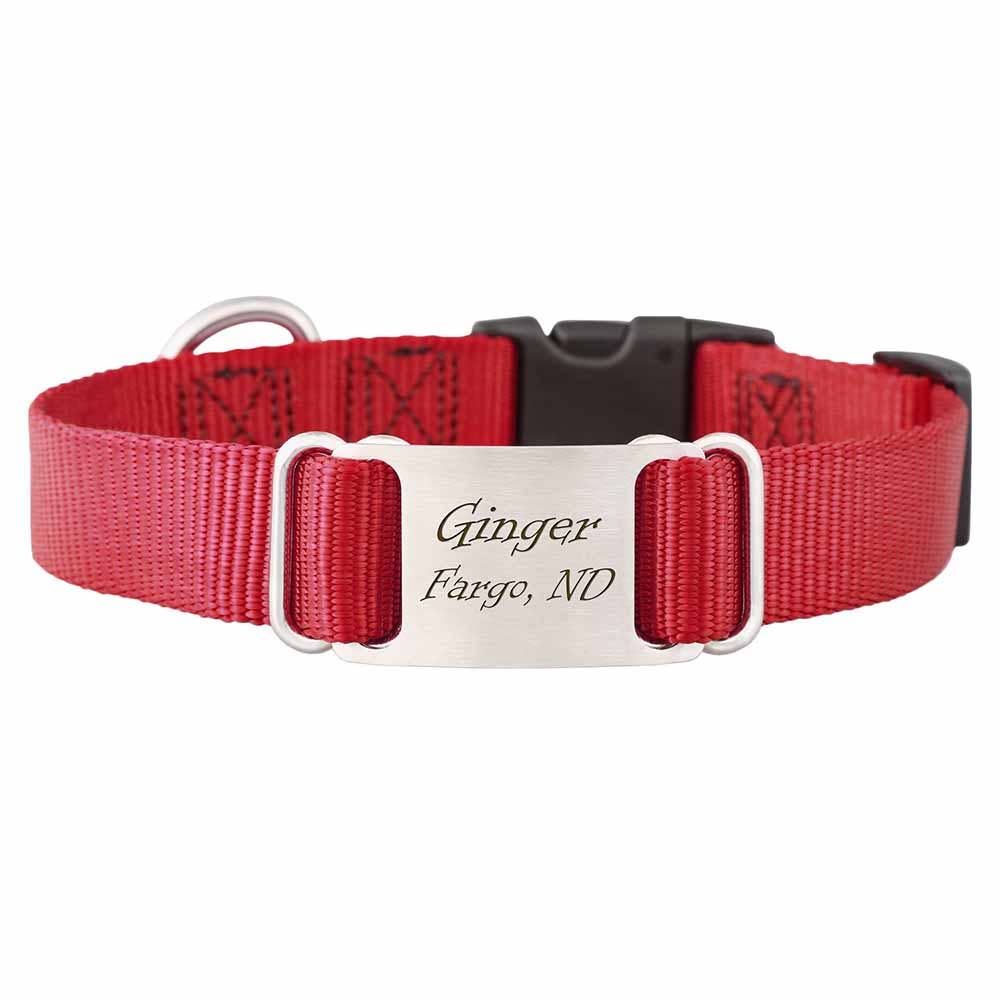 dogIDs - Wholesale Pet Collar - Dog - Personalized Nylon ScruffTag Collar5