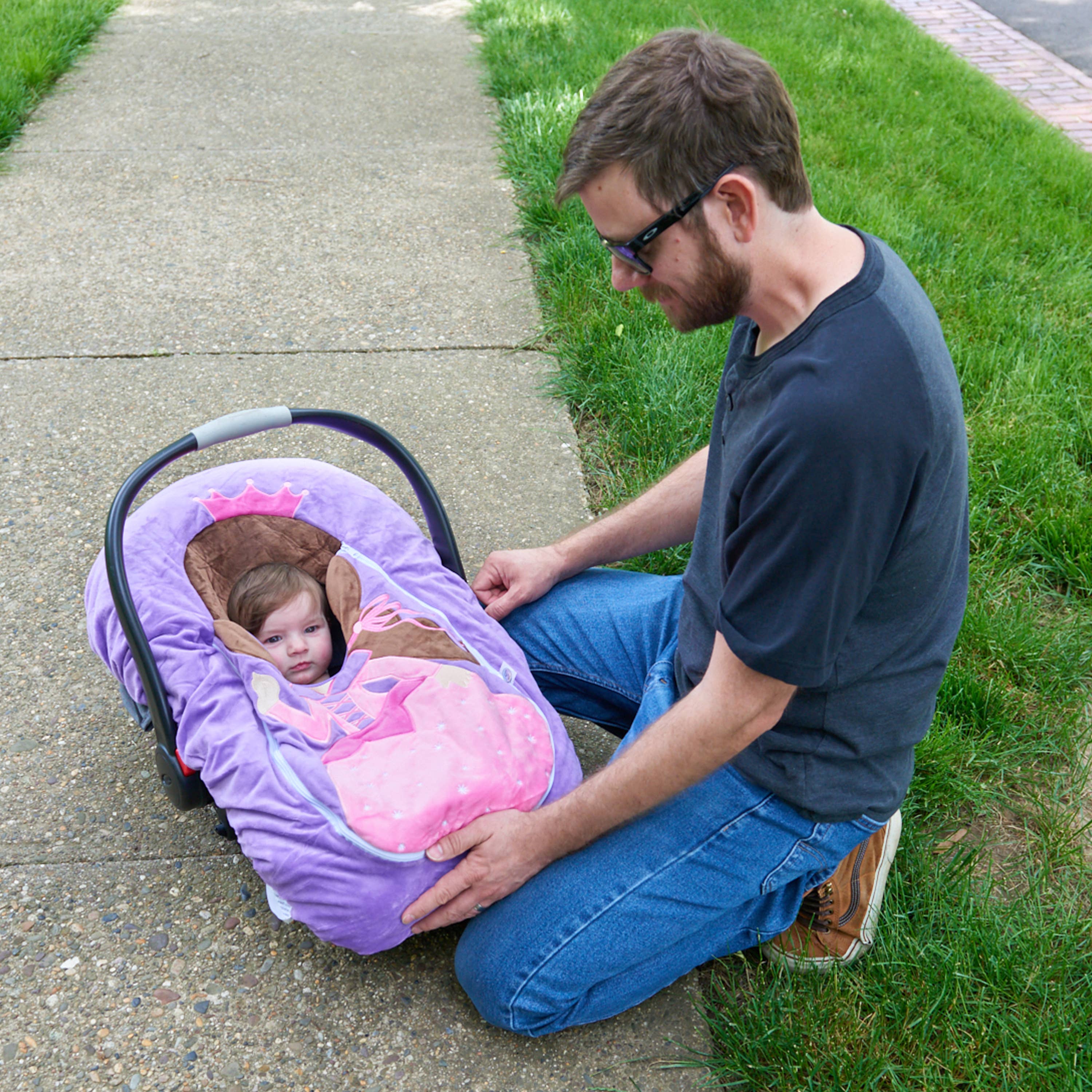 MaterialJill - Wholesale Car Seat Cover - Kids & Baby - Car Seat Cover, Baby Shower, Christmas Gift - Princess5