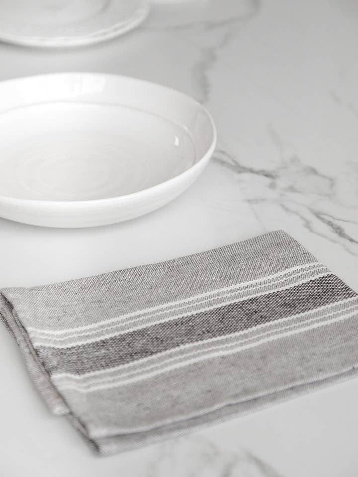 Casa Linen Napkin with Stripes - Available in 5 Colors for wholesale by Linen Way Inc.