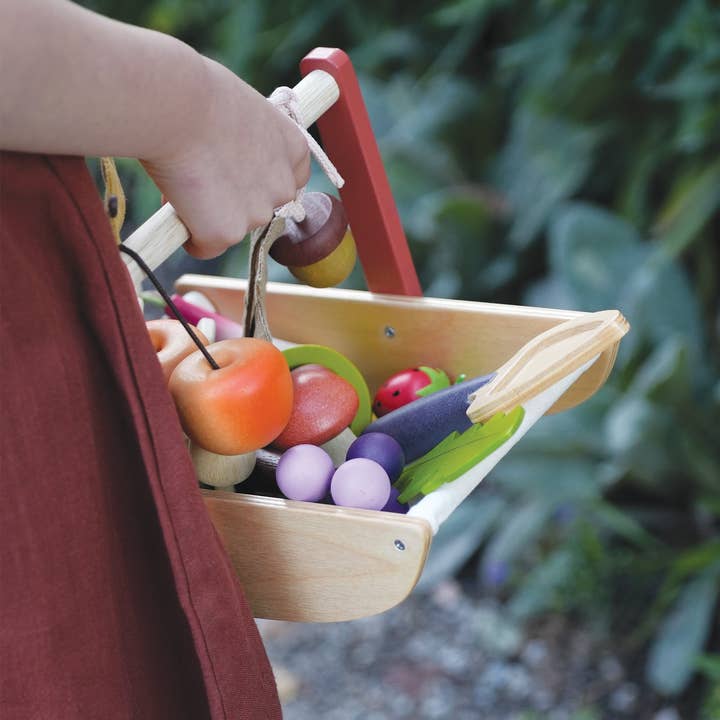 Tender Leaf Toys - Vente Lot de jouets – enfant - Trug de cueillette en bois sauvage6