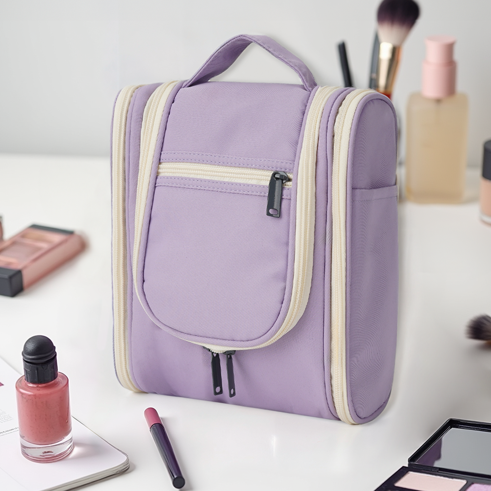 wandf - Wholesale Toiletry Bag - Women's - Hanging Travel Toiletry Cosmetic Bag for Women81