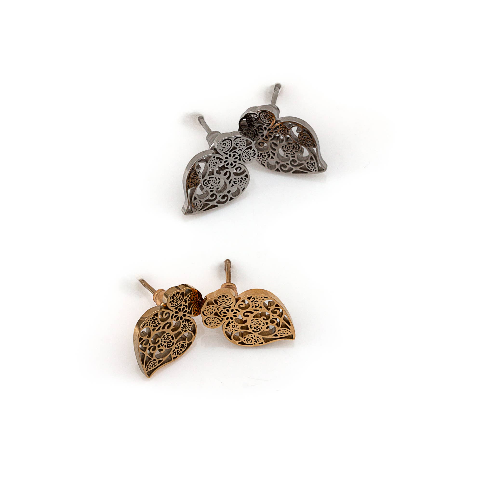 Shebiju - Wholesale Hoop Earrings - Heart of Viana Earring Steel GKE230310510