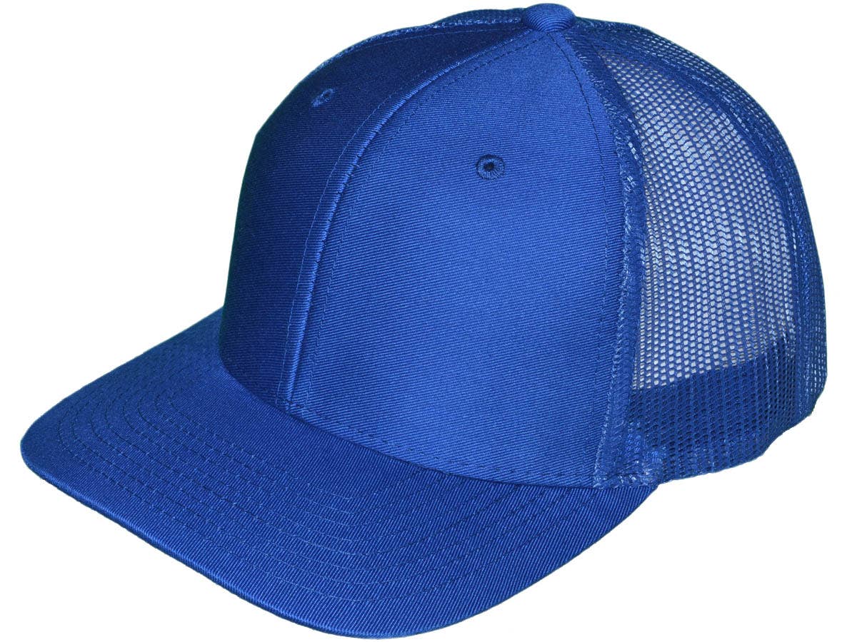 Buck Wholesale – Großhandel Trucker-Cap – Unisex – Blanko Trucker-Hüte — 6 Paneele SnapBack Mesh BK Caps23