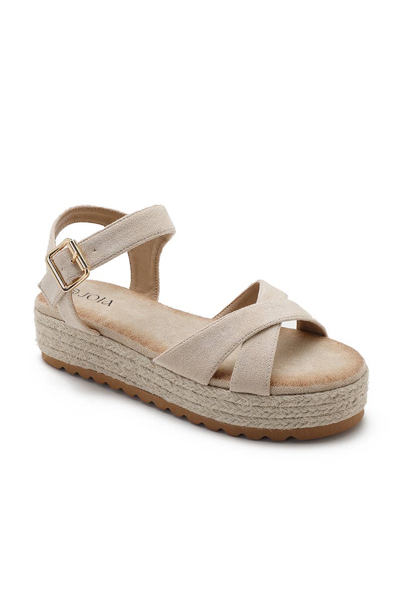 Joia Paris - Wholesale Wedges - Women's - Wedge espadrilles with strap JN-889