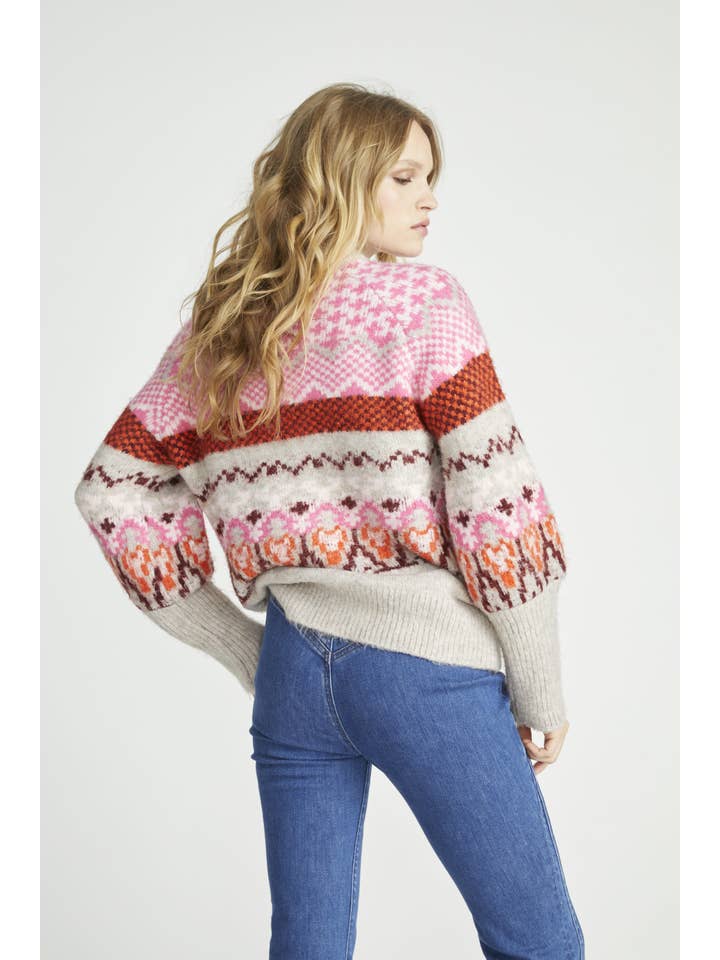 DRIFTWOOD - Wholesale Knit Sweater - Women's - RAGLAN FAIRISLE SWEATER