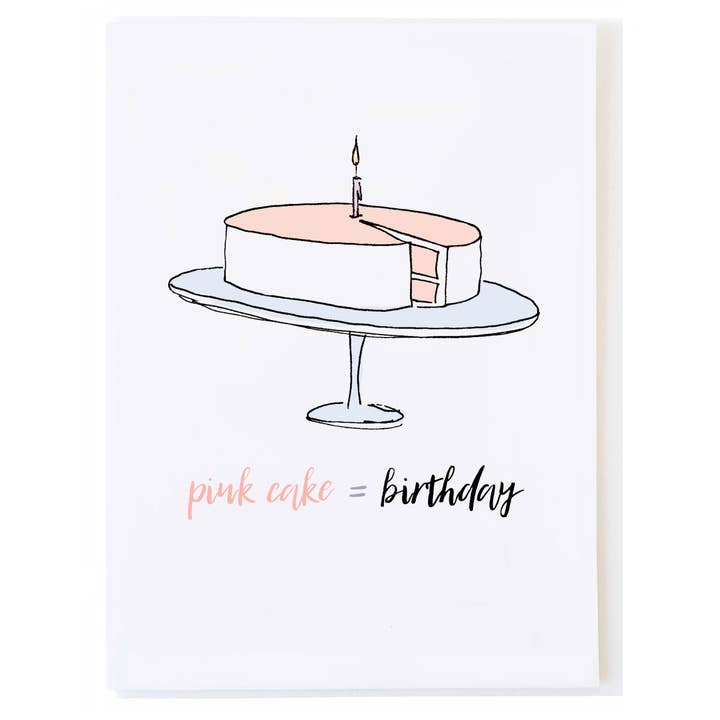 Pink Cake for wholesale by mollyOcards