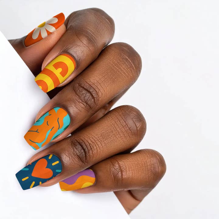 FYNE BODY – wholesale Lösnaglar – Splat-tastic Canvas Kreativitet Tryck-på Naglar85