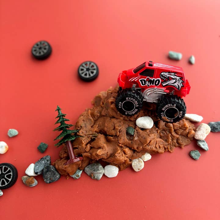 Earth Grown KidDoughs (KidDoughs by EGKD) - Wholesale Putty/Slime - Kids - Monster Truck (Root Beer) Dough-To-Go