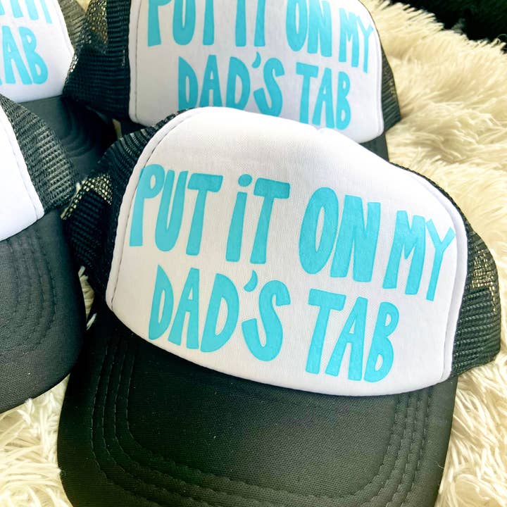 put it on my dad’s tab youth trucker hat and other Purchase Wholesale put it on my dads tab hat. Free Returns & Net 60 Terms on Faire trending on Faire.