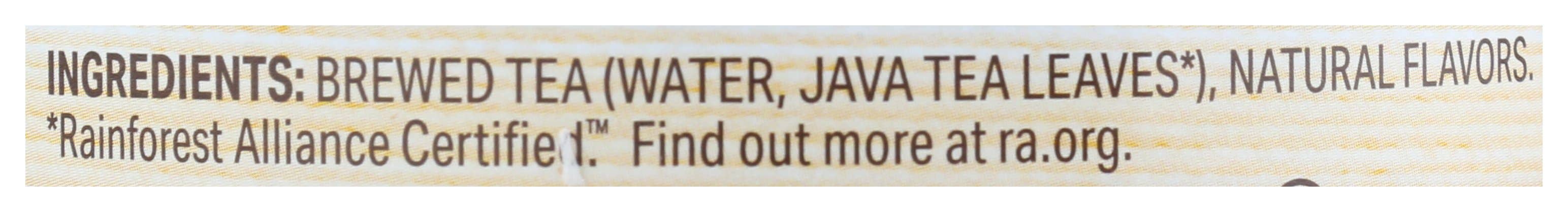 Everyday Supply Co - Wholesale Iced Tea - TEJAVA TEA BLACK PEACH UNSWEET - Case of 122