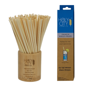 Holy City Straw Company - Wholesale Drinking Straw - Tall Wheat Drinking Straws | Inner Pack of 10 boxes | 50ct.6