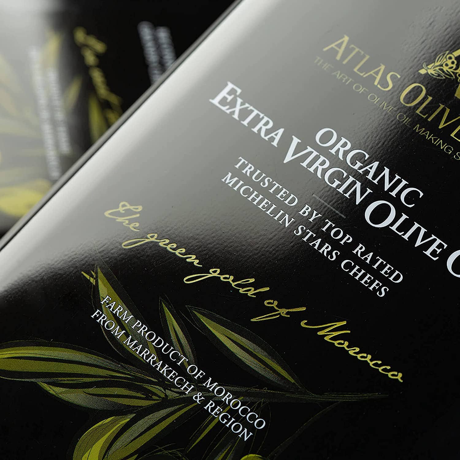 ATLAS OLIVE OILS - Wholesale Olive Oil - Atlas Organic Extra Virgin Olive Oil Metal Tin of 5L4