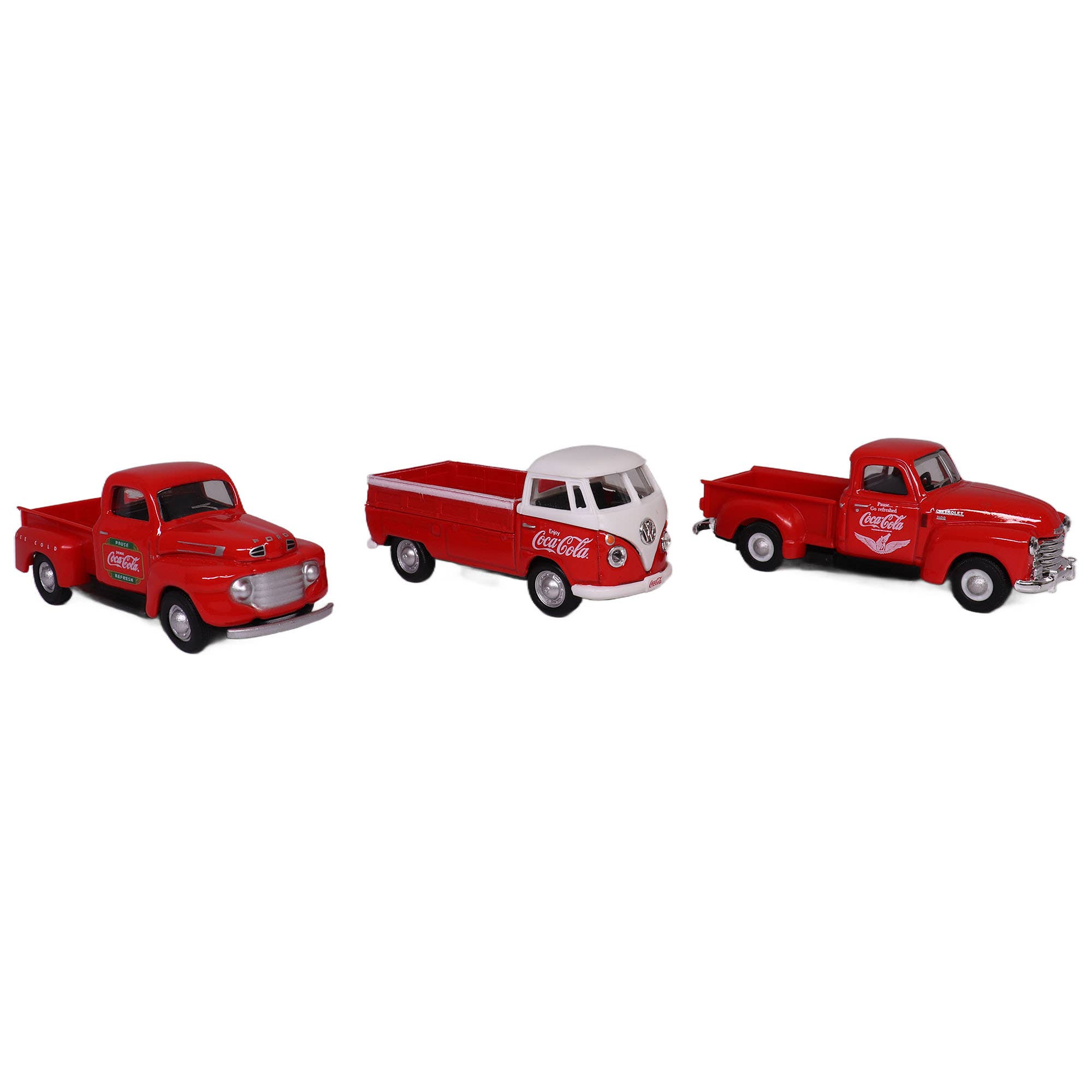Motor City Classics, Inc. - Wholesale Decorative Tabletop Object - 1:72 Scale Coca-Cola Pickup Gift Set Diecast Model3