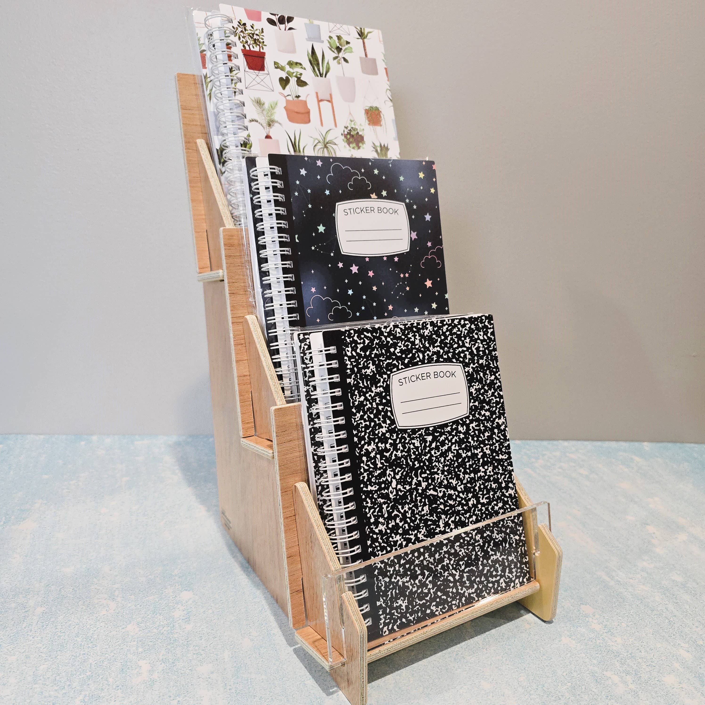 Expression Design Co - Wholesale Retailer Display - Paper & Novelty - Sticker Book Display Rack1