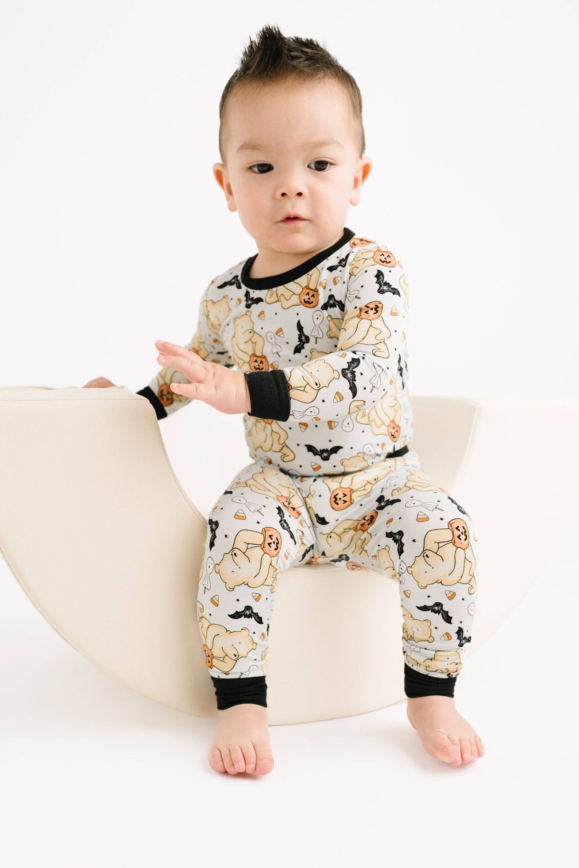 Little One Shop - Wholesale Top & Pant Set - Baby - Spooky Pooh Bamboo Set12