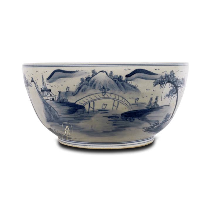 Asian Mix Interior - Wholesale Decorative Plate/Dish/Bowl - big landscape bowl3
