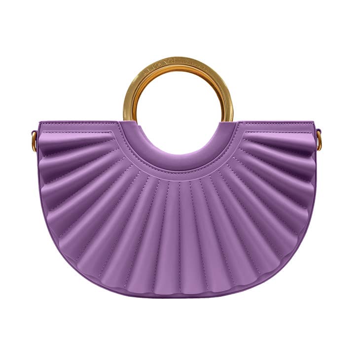 Cuerpo en forma de cruz con forma de luna de agua, color lila para venta al por mayor de Alkeme Atelier