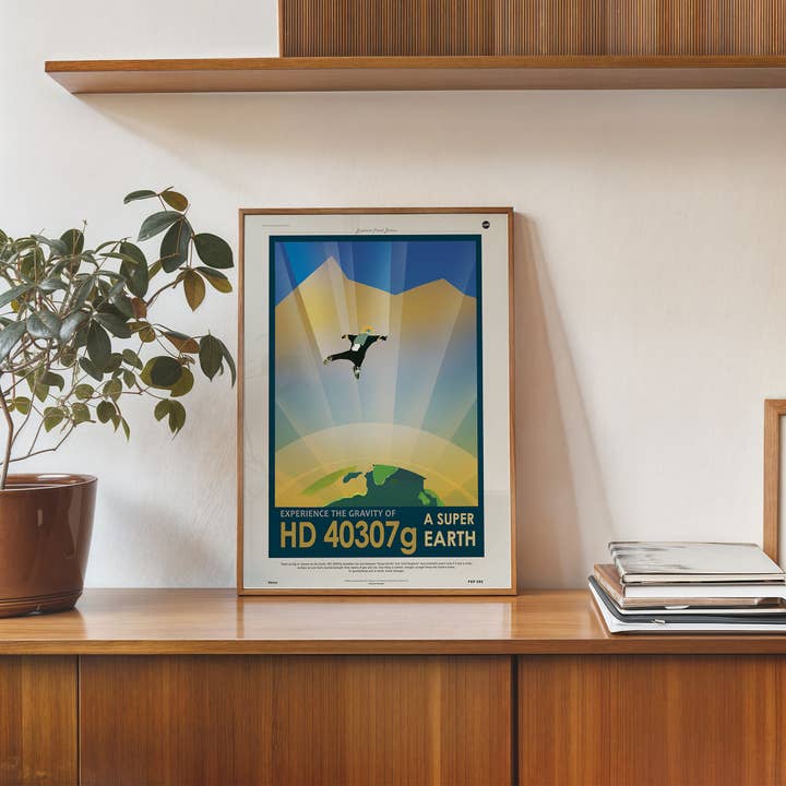 On The Wall Art Ltd - Vente Poster - HD40307g Impression d'affiche artistique Super Earth Nasa Space Exploration 30 x 40 cm