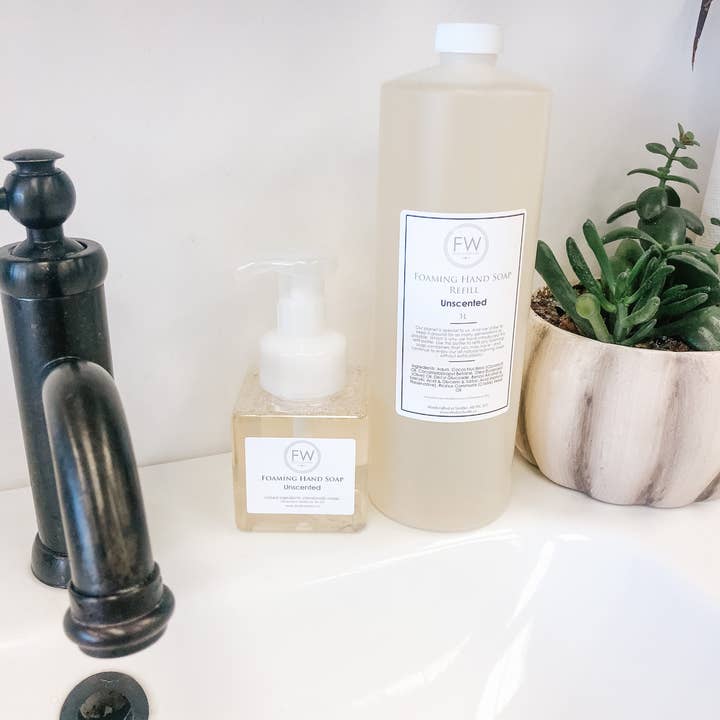 The Fresh Wife Soap Company – wholesale Handtvål – Svart hallon skummande tvål