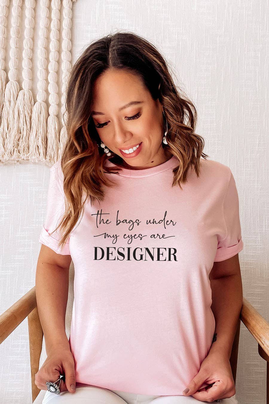 Bella Me - Wholesale Screen Printed T-Shirt - Women's - Designer Bags Graphic Tee0