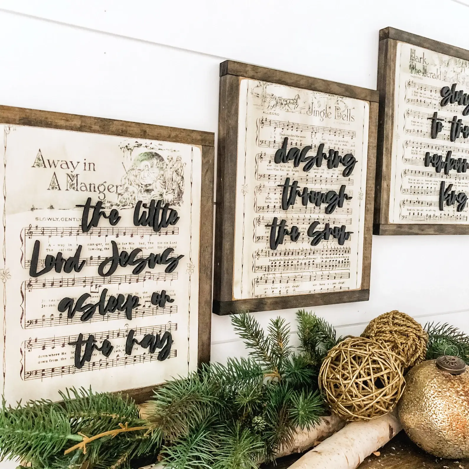 WillowBee Signs & Designs – Großhandel Schilder – Weihnachtslieder-Vintage-Schilder2