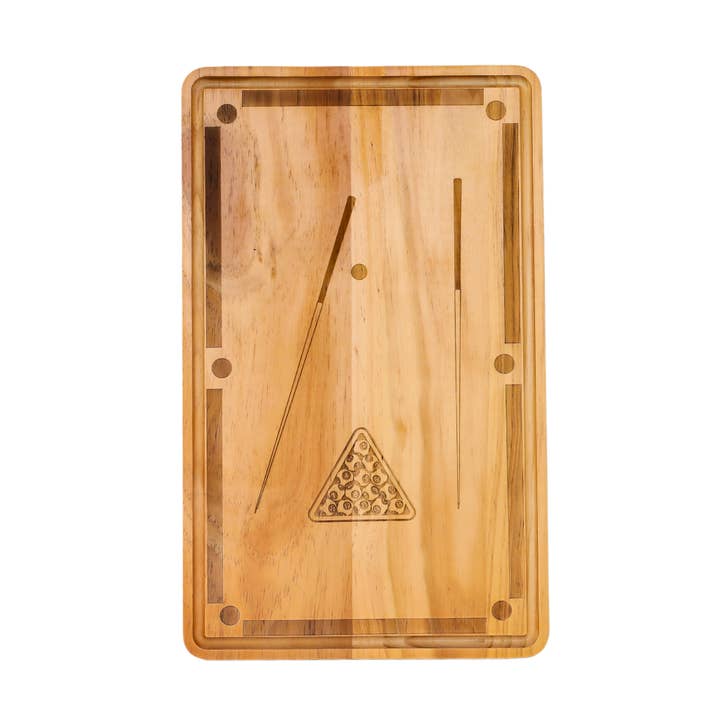 Tabla de madera para mesa de billar, 18 x 11 pulgadas para venta al por mayor de Creative Gifts International Inc.