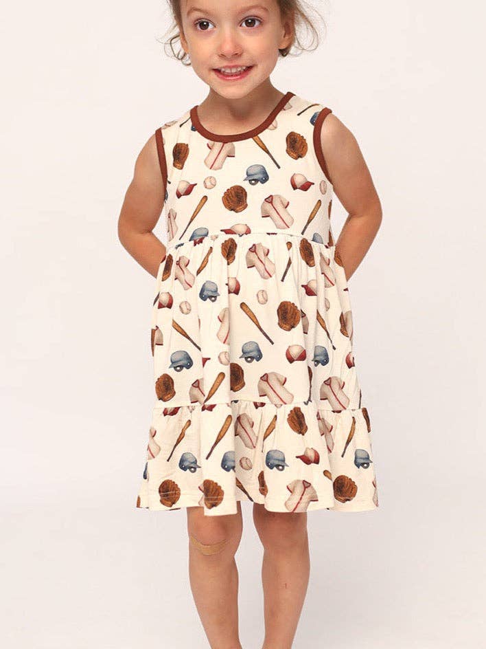 Vestido de beisebol em camadas de bambu em camadas - com bolsos por atacado de Southern Slumber