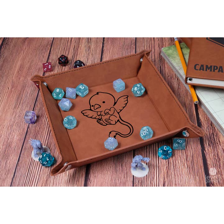 Level 1 Gamers - Wholesale Dice - Cute Griffin - D&D Dice Tray7