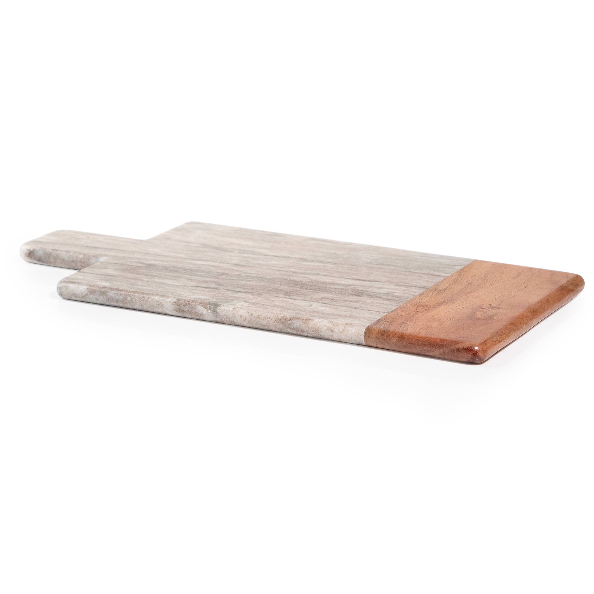 Andaluca - Wholesale Cheese Board - Rectangular Marble & Acacia Wood Charcuterie Board3