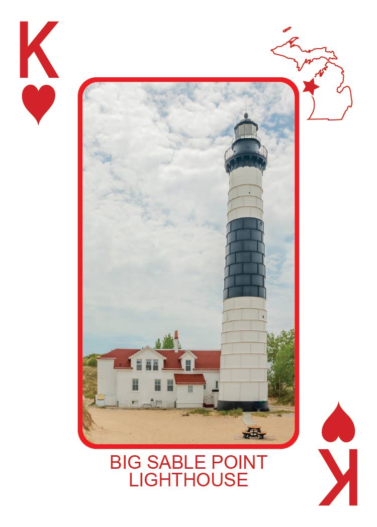 Phil Stagg Photography - Wholesale Playing Cards - LIGHTHOUSES OF MICHIGAN - Playing Cards - Euchre Friendly39