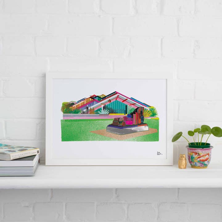 The Princess of Wales Conservatory at Kew Gardens Print for wholesale by I Drew This